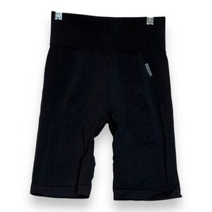 Gymshark Women's Flex Cycling Shorts Light Black Size S Biking Short Small